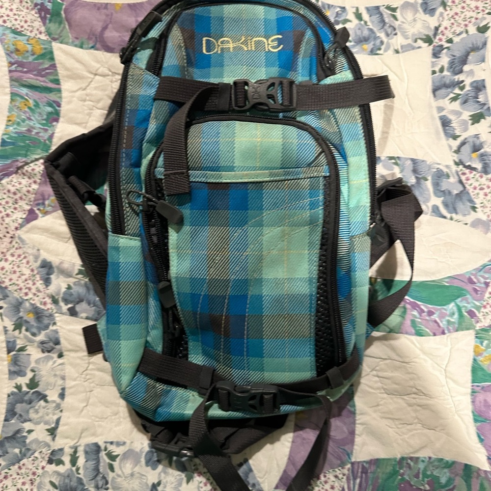 Dakine Blue and Black Plaid Travel Bag